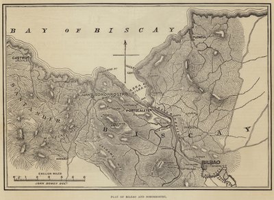 Plan of Bilbao and Somorrostro by John Dower